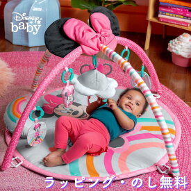 ベビージム プレイジム プレイマット ディズニー お昼寝 赤ちゃん 0ヶ月 出産祝い 誕生日 クリスマス ブライトスターツ Bright Starts キッズツー Kids2 ミニーマウス・フォーエバーフレンド・プレイジム 12937 F4