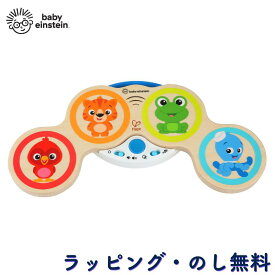 ドラム おもちゃ 木製 どうぶつ 太鼓 楽器玩具 知育玩具 教育 長く遊べる 赤ちゃん 6ヶ月 出産祝い 誕生日 クリスマス ベビーアインシュタイン Baby Einstein キッズツー Kids2 マジックタッチ・ドラム 11650 F4