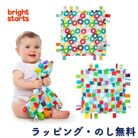 タグ おもちゃ よだれ拭き タオルハンカチ タグ付き お遊びタオル 選べる2種 まる しかく 赤ちゃん 0ヶ月 出産祝い 誕生日 クリスマス ブライトスターツ Bright Starts キッズツー Kids2 リトル・タギーズ 10214