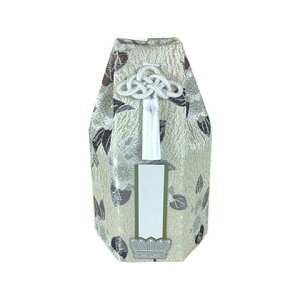 骨袋 六角 花づくし 梅花紋 ミニ 2.0寸 骨壺用 骨壷カバー 骨壷袋 分骨袋 骨壷 ミニ骨壺 手元供養 モダン仏具 おしゃれ 花柄 組立式 メール便送料無料