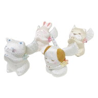 ペット ペット仏具 お祈り天使 ちりめん いぬ ねこ うさぎ 国産 ちりめん オブジェ 置物 かわいい お供え…