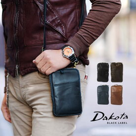 【プレケア特典】【1年保証】 Wクーポン付き ダコタ ブラックレーベル スマホポシェット スマホショルダー ミニ ショルダーバッグ 3way ポーチ ホースト3 メンズ dakota black label 1623800 60サイズ