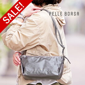 【1年保証】 Wクーポン付き 30%OFF ペレボルサ セール バッグ ショルダー ポシェット PELLE BORSA ショルダーバッグ アライブ アライブパール レディース 4443 ガンメタリック GM 80サイズ