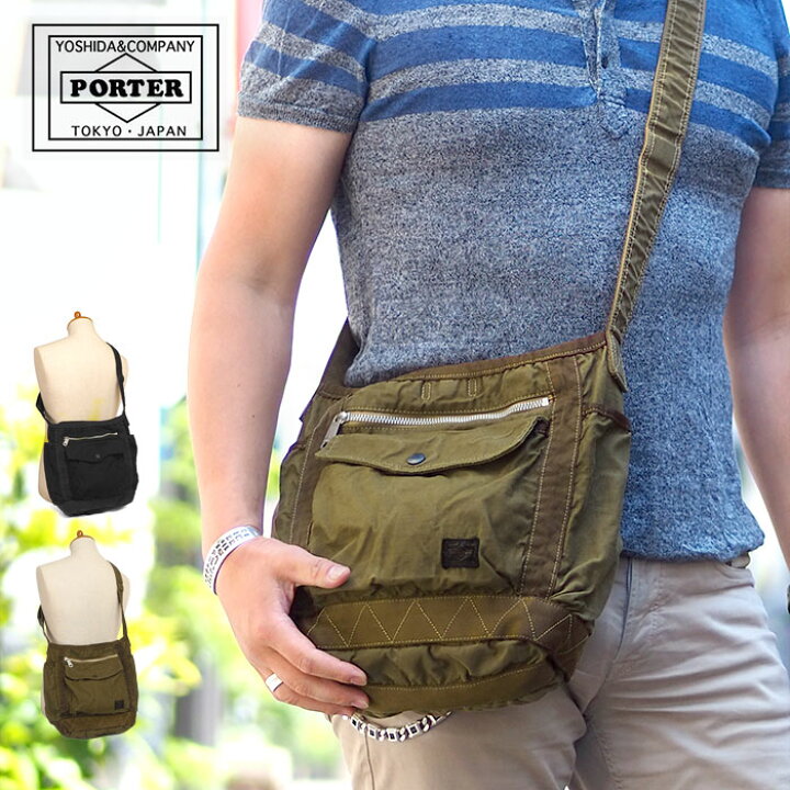 楽天市場 1年保証 Wクーポン付き ポーター ショルダーバッグ 吉田カバン Porter Crag クラッグ Shoulder Bag S ショルダー B5 カジュアル ブラック カーキ メンズ 540 いろはみせ バッグと財布のお店