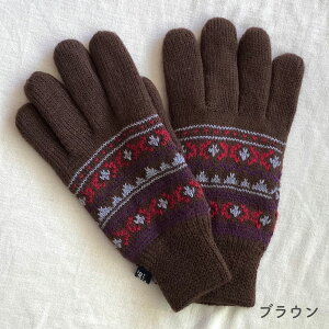 手袋 メンズ ブランド 3M シンサレート ノルディック デザイン あったか ニット 裏地 かっこいい おしゃれ 運転 自転車 外仕事 軽量 軽い 防寒対策 寒さ対策 冷え性 黒 グレー ネイビー 紺 大