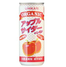 【数量限定】オーガニックアップルサイダー＋レモン 250ml×30個セット ヒカリ