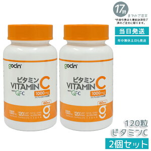 �y2�Z�b�g�zGoCLN �S�[�N���[�� �r�^�~��C 120�� 60���� QC100 �����x�r�^�~��C 1000mg ���Y�� �������� �A���R���J�v�Z�� �r�^�~��C�T�v�� �������K�i ��������