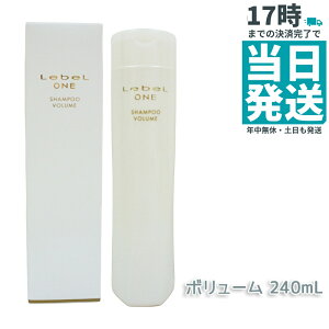 LebeL ONE ���x�� ���� �V�����v�[ �{�����[�� 240ml VOLUME SHAMPOO �w�A�P�A