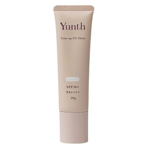 Yunth UV�v���e�N�g�V���[�Y | SPF50+ PA++++ | �����N��UV�W�F���܂��͐�VC�g�[���A�b�vUV�i�N���A/�x�[�W���j��p��VC�g�[���A�b�vUV�N���A30g����I��