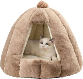【送料無料】猫 ハウス ペット ベッド ドーム型 犬猫 寝袋 キャットハウス 猫用はうす クッション ペットマット 保温防寒 あったか 冬用 洗える 猫 犬ベッド 犬小屋 ふわふわ もこもこ 冬寒さ対策 猫グッズ 犬グッズ クッション ネコ 洗える 耐噛み ペット用品