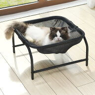 猫ハンモック【デブ猫のために特別に設計 】猫ベッド犬猫用ベッド 自立式 安定な構造 取り外し可能 猫寝…