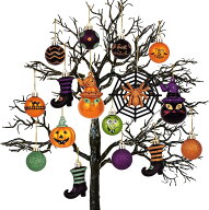 ハロウィン飾り ハロウィンオーナメント ハロウィン装飾 可愛い かぼちゃ ハロウィンツリー 飾りつけ パ…