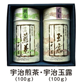 玉露 (鳳光/100g) 煎茶 (雅光/100g) IRK-40 京都 老舗 お茶 日本茶 茶葉 ギフト お土産　手土産 贈答用 プレゼント 粗供養　仏事 ご進物 お歳暮　お中元　宇治茶