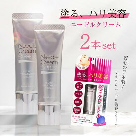 三和通商 ニードルクリーム エクスプレス 25g 2個セット ハリ美容 塗る マイクロニードル