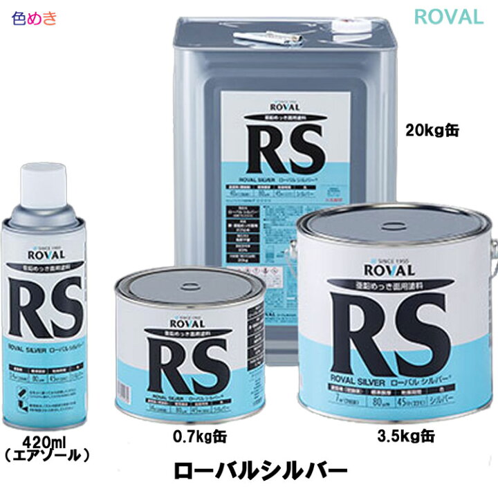 楽天市場】ローバル ローバルシルバー RS 【 420ml（エアゾール）・0.7 