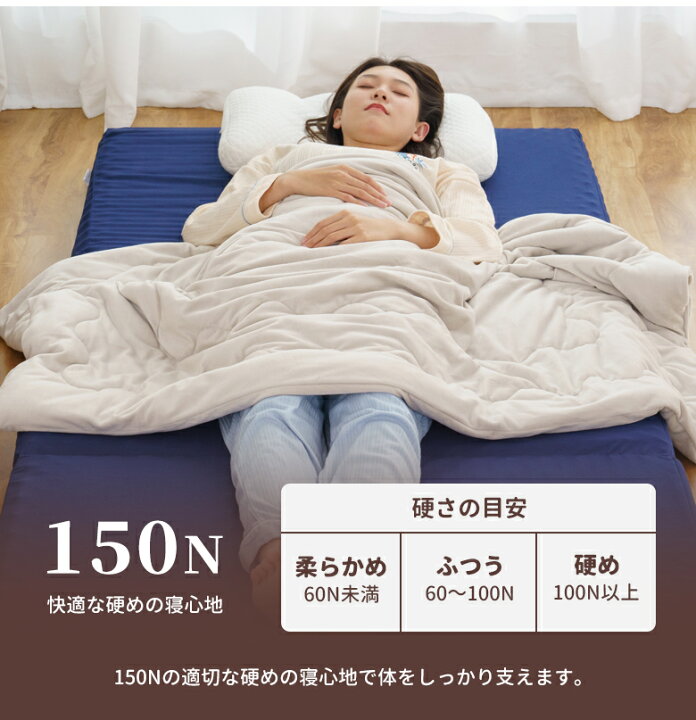 楽天市場】【品質安心保証】マットレス ダブル 折りたたみ 三つ折り 高 