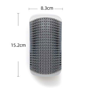 【オープン記念!5%OFFクーポン・12/1まで】ネコブラシ 抜け毛取り 猫用ブラシ マッサージブラシ 取付簡単 テーブル ソファ脚・壁・ドア 清潔 猫おもちゃ 猫用顔すりすり 爪とぎボード 痒み