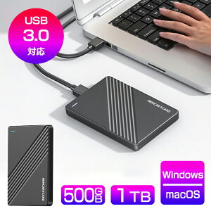 �_���ڋʏ��i�^�O�t��HDD �O�t��ssd �O�t �|�[�^�u��SSD �e�� 500GB 1TB USB 3.0 2.5�C���` Windows �Ή� macOS �Ή� �ϏՌ� �É�&�R���p�N�g PC Mac �O�t���n�[�h�f�B�X�N 1�N�ԕۏ�