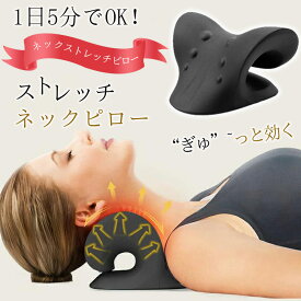 【メーカー希望小売価格3,780円→1880円！】ストレートネック 首 枕 首枕 ネックピロー ストレッチ 首枕 まくら 頚椎 ストレートネックピロー 体圧分散 便利 グッズ