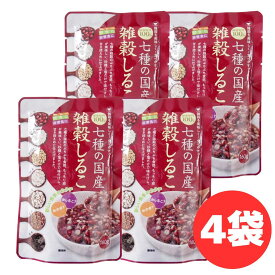 トーノー 七種の国産 雑穀しるこ 160g 4袋 セット 東海農産 TONO おしるこ 赤飯 炊き込みご飯 国産原料