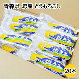 青森県 嶽産 とうもろこし 真空パック Sサイズ 20本セット 嶽きみ 弘前 岩木