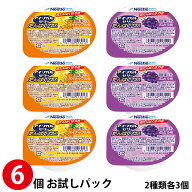 (お試し6個セット) ネスレ アイソカルゼリー たんぱくプラス 66g×6個 2種各3個 (賞味期限2027/02/)