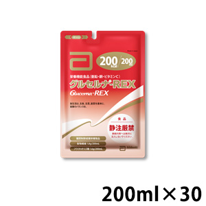 アボット グルセルナ-REX 200ml(200kcal)×30 ケース アルミパウチ   (賞味期限2024 08