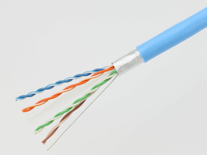 楽天市場】日本製線 10Gbit F/UTPケーブル 4P NSGDT6-10G-S 300m 色  