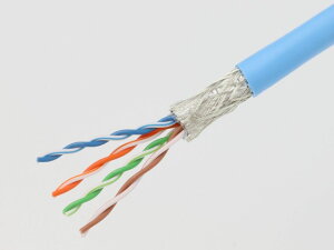 ���{���� Cat5e F/UTP ��d�V�[���h 0.5-4P NSEDT-SB 300M