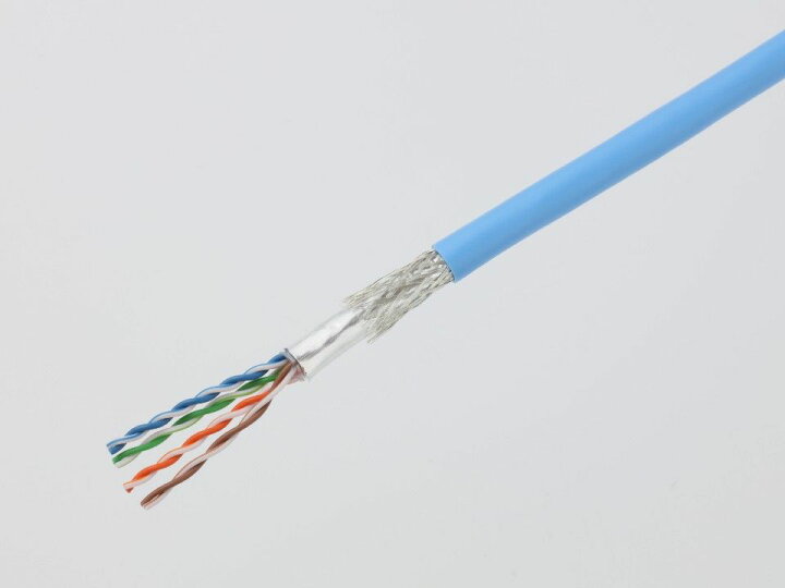 楽天市場】日本製線 Cat5e F/UTP 二重シールド撚線 4P NSEDT-PC-SB(SB 