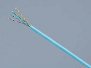 �ʐM���� Cat6 LAN�P�[�u�� �`���l���Ή��׌a�P�[�u�� 300m�� TSUNET-EX S-CableV2 0.3-4P