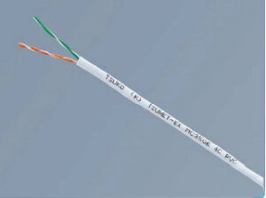 �ʐM���� Cat5e LAN�P�[�u�� 100BASE-TX�Ή�2�΃P�[�u���Q������ 100m�� TSUNET-EX MC350E 0.21SQ-4C