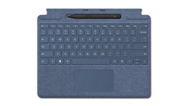 日本マイクロソフト 8X8-00113 Surface Pro 8/X/9 用 スリム ペン 2付き Signature キーボード (サファイア)