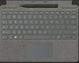 日本マイクロソフト 8X8-00079 Surface Pro 8/X 用 スリム ペン 2付き Signature キーボード (プラチナ)