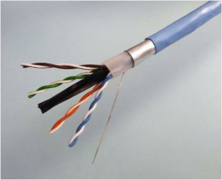 楽天市場】冨士電線 EM-FS-TPCC6A0.5mmX4P環境対応 Cat6A 屋内用STP 
