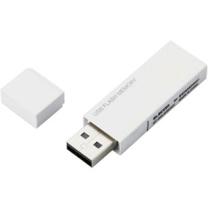 ELECOM MF-MSU2B64GWH USB[/USB2.0Ή/ZLeB@\Ή/64GB/zCg