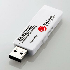 ELECOM MF-PUVT302GM1 管理ソフト対応セキュリティUSB3.0メモリ(トレンドマイクロ)/2GB/1年ライセンス