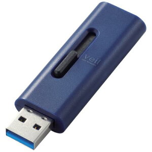 ELECOM MF-SLU3032GBU USB�������[/USB3.2(Gen1)�Ή�/�X���C�h��/32GB/�u���[