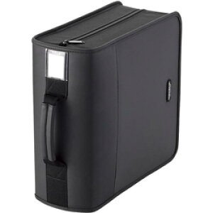 ELECOM CCD-SS320BK CD/DVD�P�[�X/�t�@�X�i�[�t/320����/�u���b�N