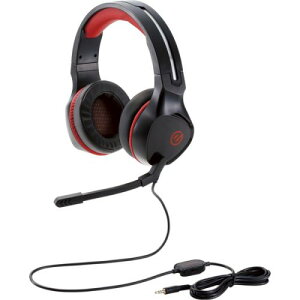 ELECOM HS-G01BK �Q�[�~���O�w�b�h�Z�b�g/�����I�[�o�[�w�b�h/4�Ƀ~�j�v���O/50mm�h���C�o/�Ɍ��C���[�p�b�h/�R���g���[���t��/�u���b�N