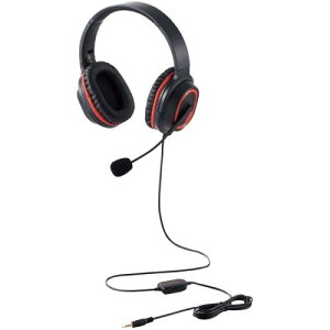 ELECOM HS-G30BK �Q�[�~���O�w�b�h�Z�b�g/HS-G30/�I�[�o�[�w�b�h/�u���b�N