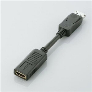 ELECOM AD-DPHBK DisplayPort-HDMIϊA_v^/fBXvC|[gIX-HDMIX