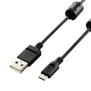 ELECOM DGW-AMBF15BK fWJpUSBP[u/microB/tFCgRA/1.5m/ubN