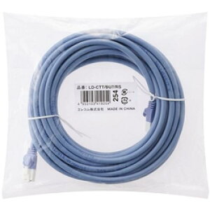 ELECOM LD-CTT/BU7/RS RoHS c܂h~LANP[u(Cat5E)/7m/u[