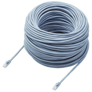 ELECOM LD-GPAT/BU70/RS LANP[u/CAT6AΉ/EU RoHSwߏ/c܂h~Jo[/ȈՃpbP[Wdl/70m/P/u[