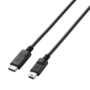 ELECOM U2C-CMB10NBK USB2.0�P�[�u��/C-microB�^�C�v/�F�ؕi/3A�o��/1.0m/�u���b�N