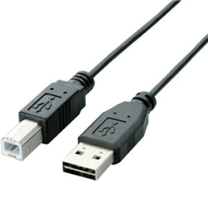 ELECOM U2C-DB15BK ���ʑ}��USB�P�[�u��/(A-B)/1.5m/�u���b�N