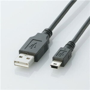 ELECOM U2C-M15BK USB2.0�P�[�u�� A-miniB�^�C�v/1.5m(�u���b�N)