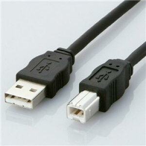 ELECOM USB2-ECO50 EU AB�^�C�v/RoHS�w�ߏ���USB�P�[�u�� AB�^�C�v/5.0m(�u���b�N)