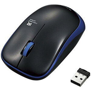 ELECOM M-IR07DRBU IR�}�E�X/ENELO�V���[�Y/����/3�{�^��/�ȓd��/�u���[